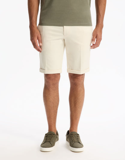 Celio_Sand 24H Knit Bermuda Shorts_DOEVANBM_SAND_01