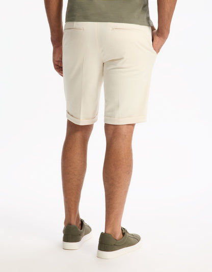 Celio_Sand 24H Knit Bermuda Shorts_DOEVANBM_SAND_02