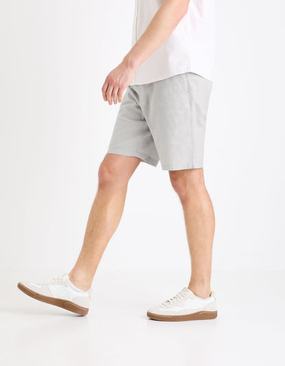 Linen Blend Shorts_DOLINCOBM_GREY_04