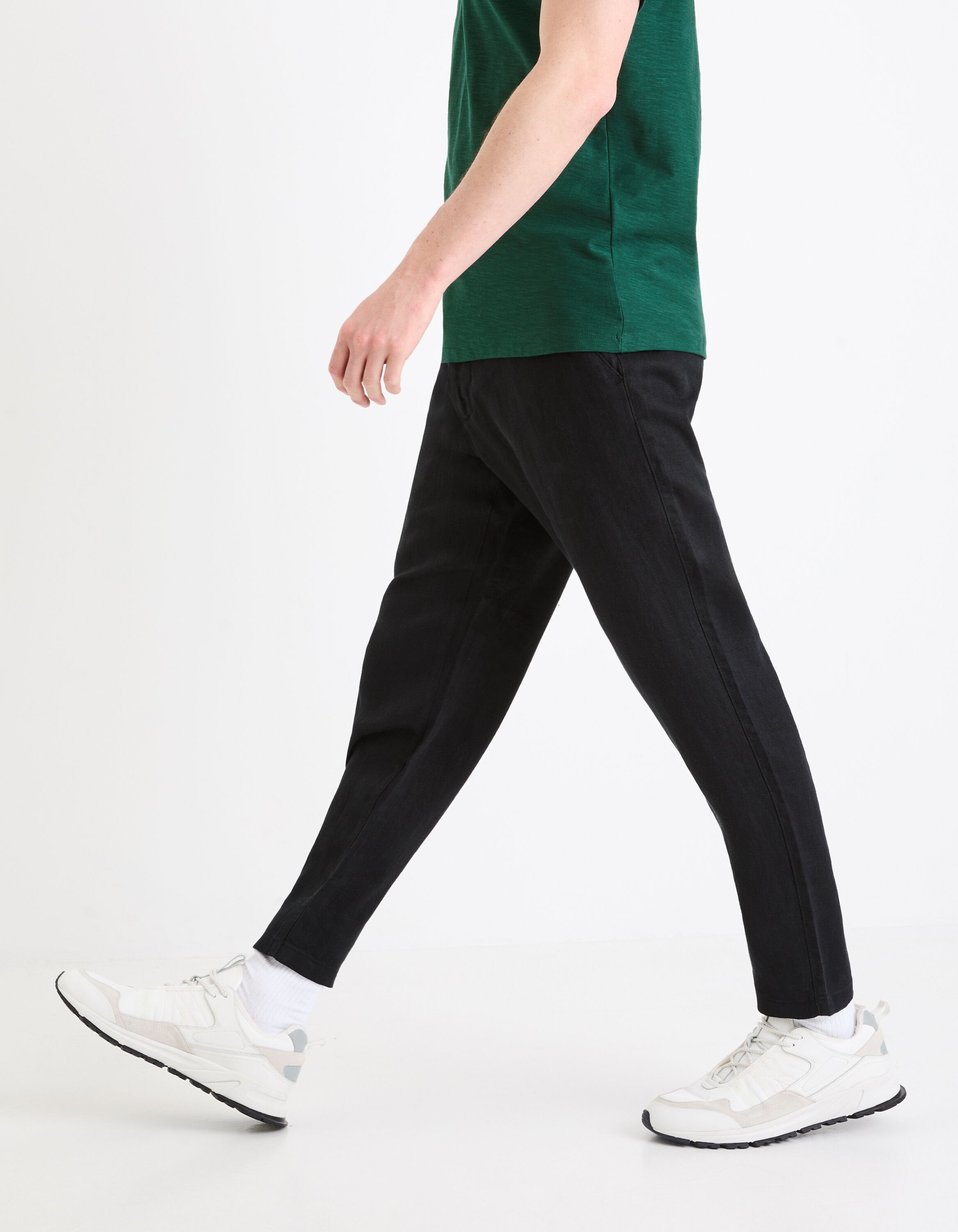 24H Pants 100% Linen_DOLINUS_BLACK_05