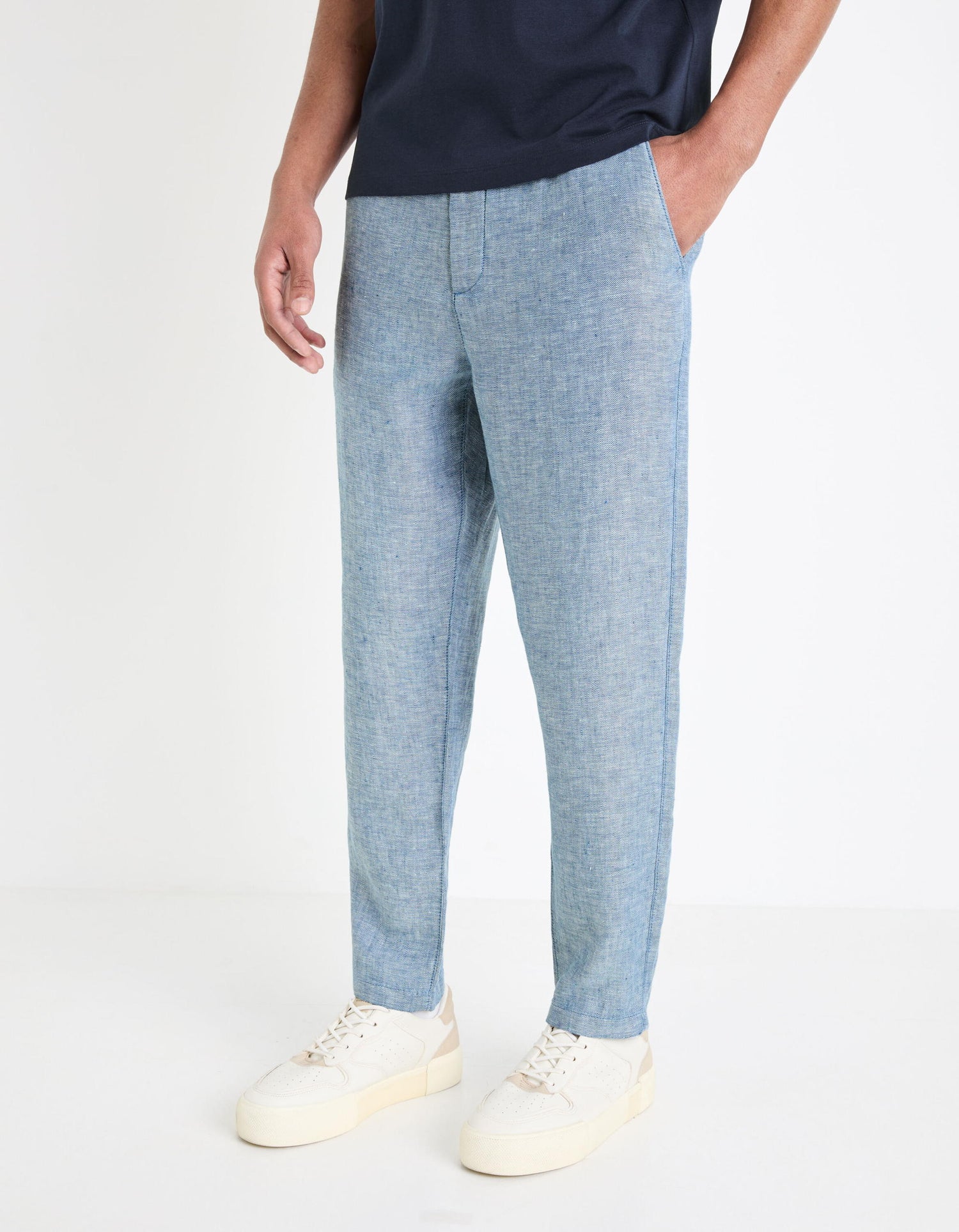 24H Pants 100% Linen_DOLINUS_CHAMBRAY_03