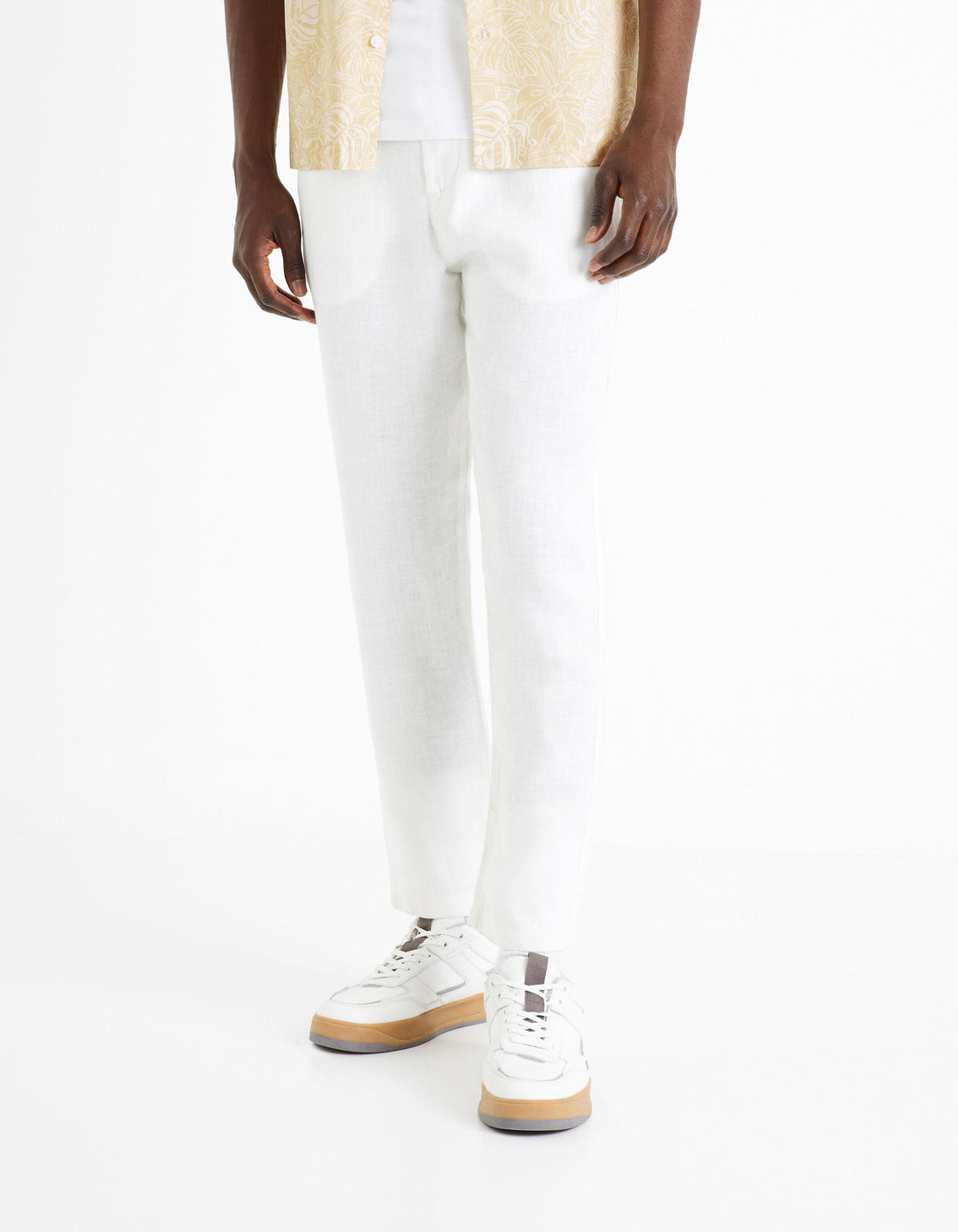 24H Pants 100% Linen_DOLINUS_WHITE_01