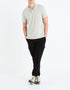 Slim Stretch Cotton Cargo Pants - Black_03