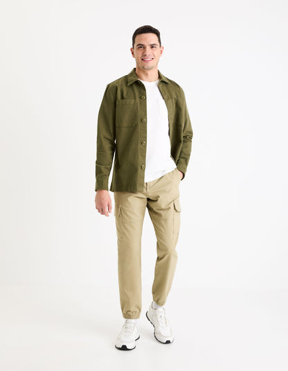 Slim Cargo Pants_DOLYTE_KAKI CLAIR_03