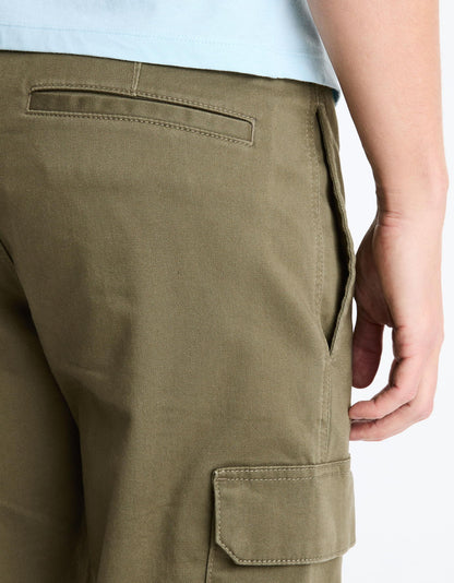 Slim Cargo Pants_DOLYTE_KAKI FONCE 02_06