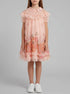 Angels Face 0 Girls Dominique Roses Dress Peach SKU: DOMINIQUE.BORDER_Peach Image 00