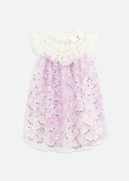 Angels Face 0 Girls Dominique Sequin Dress Lavender SKU: DOMINIQUE.SEQUIN_Lavender Image 01