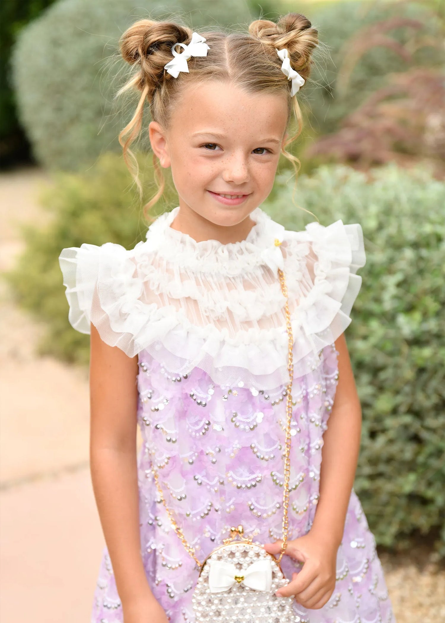 Angels Face 0 Girls Dominique Sequin Dress Lavender SKU: DOMINIQUE.SEQUIN_Lavender Image 04