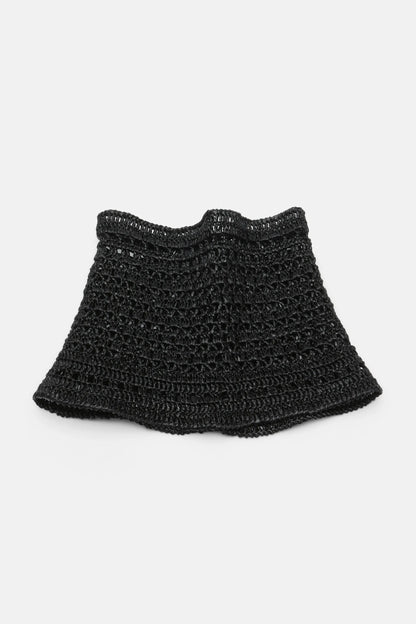 Luisa Spagnoli Nero Women Domiziana - Raffia Bustier Belt SKU: DOMIZIANA_0101 Image 01