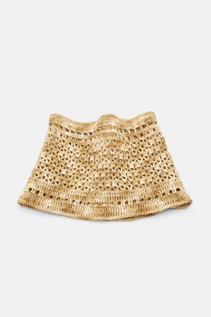 Luisa Spagnoli Grano Sfumato Women Domiziana - Raffia Bustier Belt SKU: DOMIZIANA_1197 Image 01