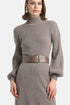 Luisa Spagnoli_Stampa Cocco Taupe/Oro_Dorada - Patent Leather Belt_DORADA_2707 0002_01
