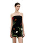 JW PEI_Black_Tulip AppliquŽ Strapless Dress_DS1424-1_Black_01