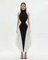 JW PEI_Black_Monochrome Paneled Maxi Dress Ð Black_DS1554-1_Black_01