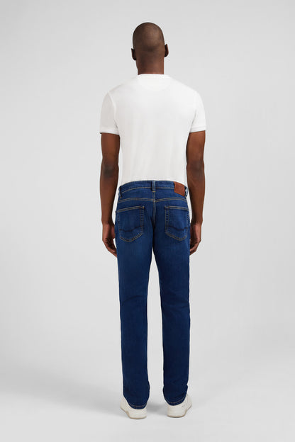 Raw Denim Stretch Cotton Jeans In Regular Fit_E24BAS5P0015_BLF1_03