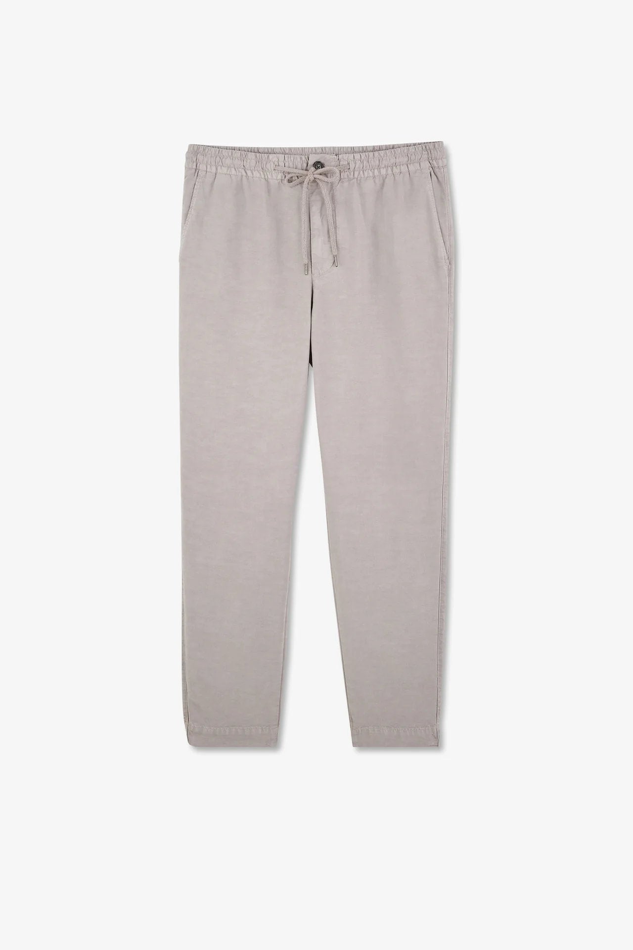 Grey Blended Lyocell Waistband Pants_E24BASPA0011_GRM21_01