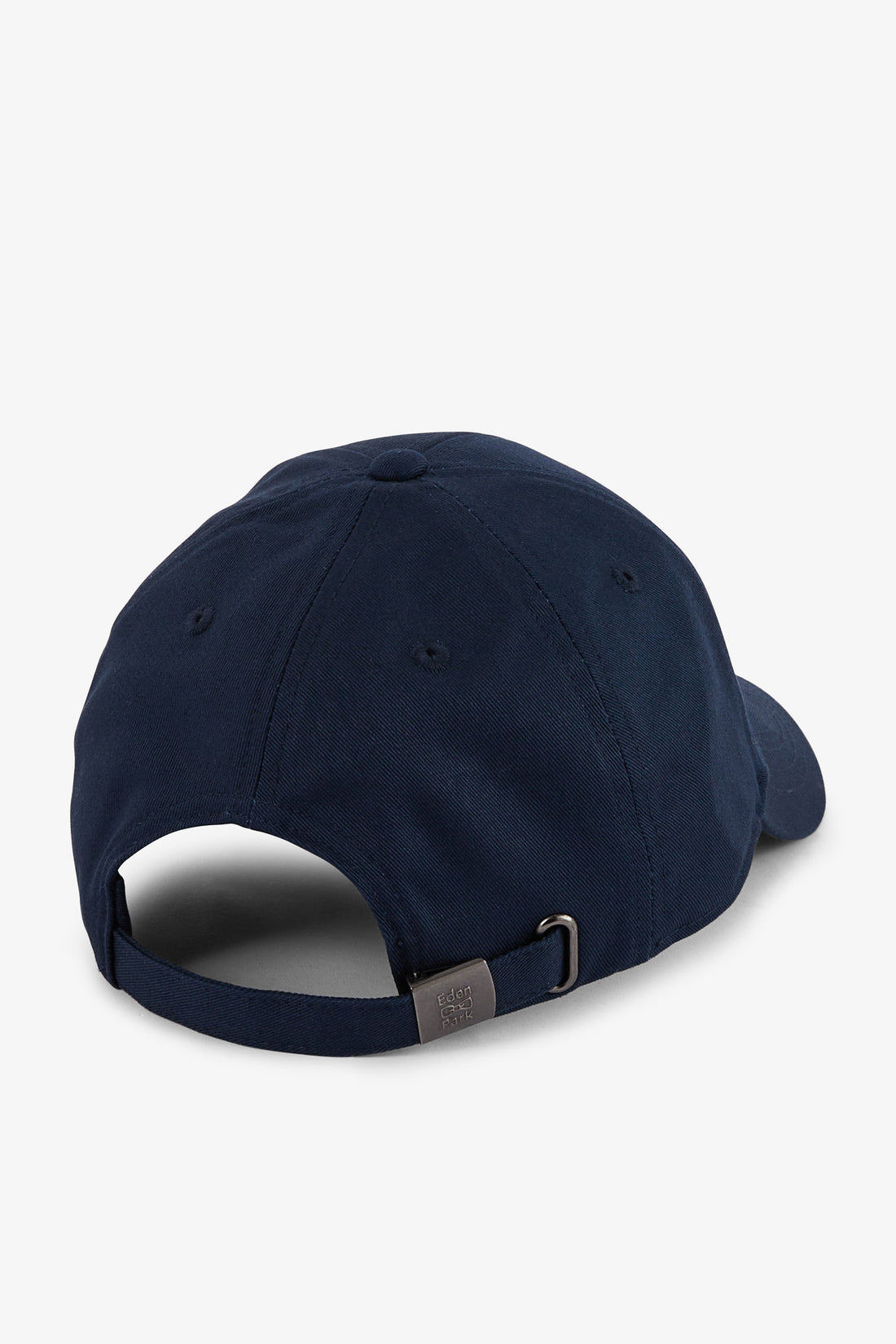 Navy Blue Cotton Canvas Cap With Bow Tie Embroidery_E24CHACA0001_BLF1_02