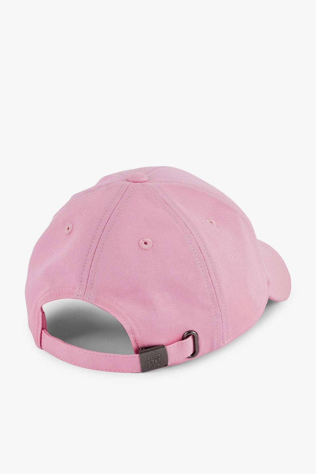 Pink Cotton Canvas Cap With Bow Tie Embroidery_E24CHACA0001_ROM_02