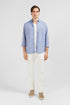 Plain Sky Blue Cotton Shirt In Regular Fit_E24CHECL0003_BLM12_01