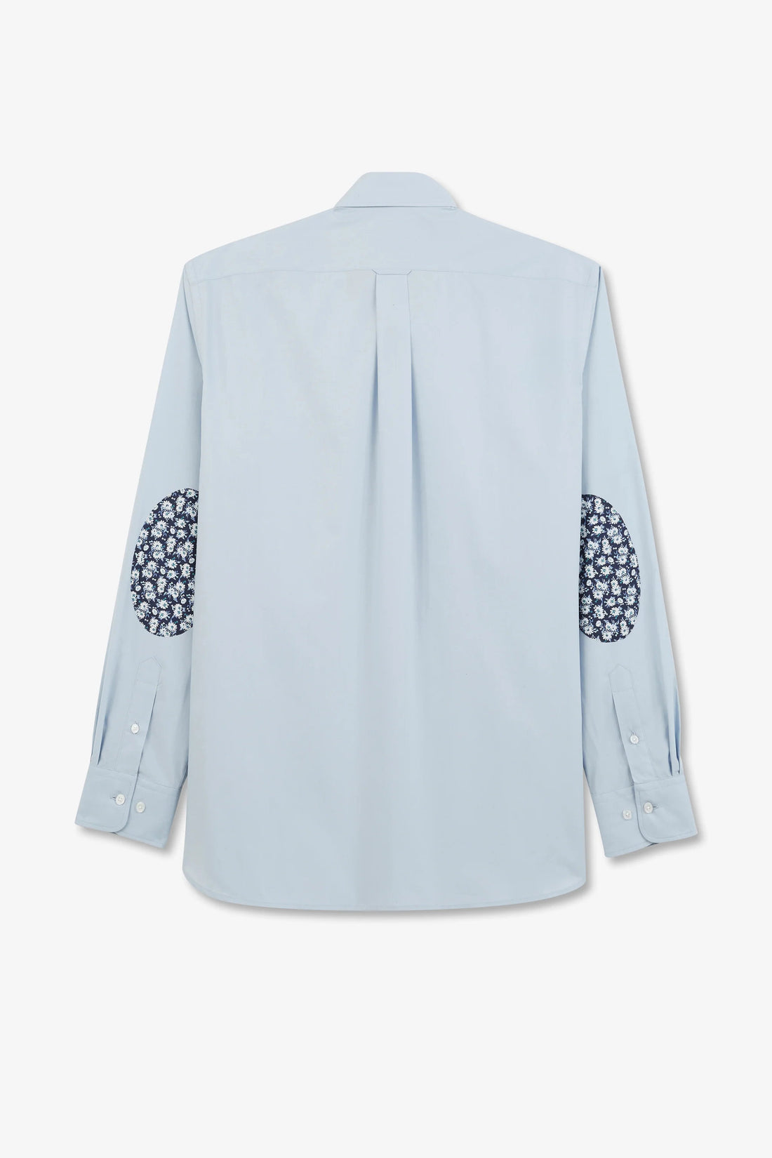 Light Blue Shirt With Floral Elbow Patches_E24CHECL0004_BLC6_02