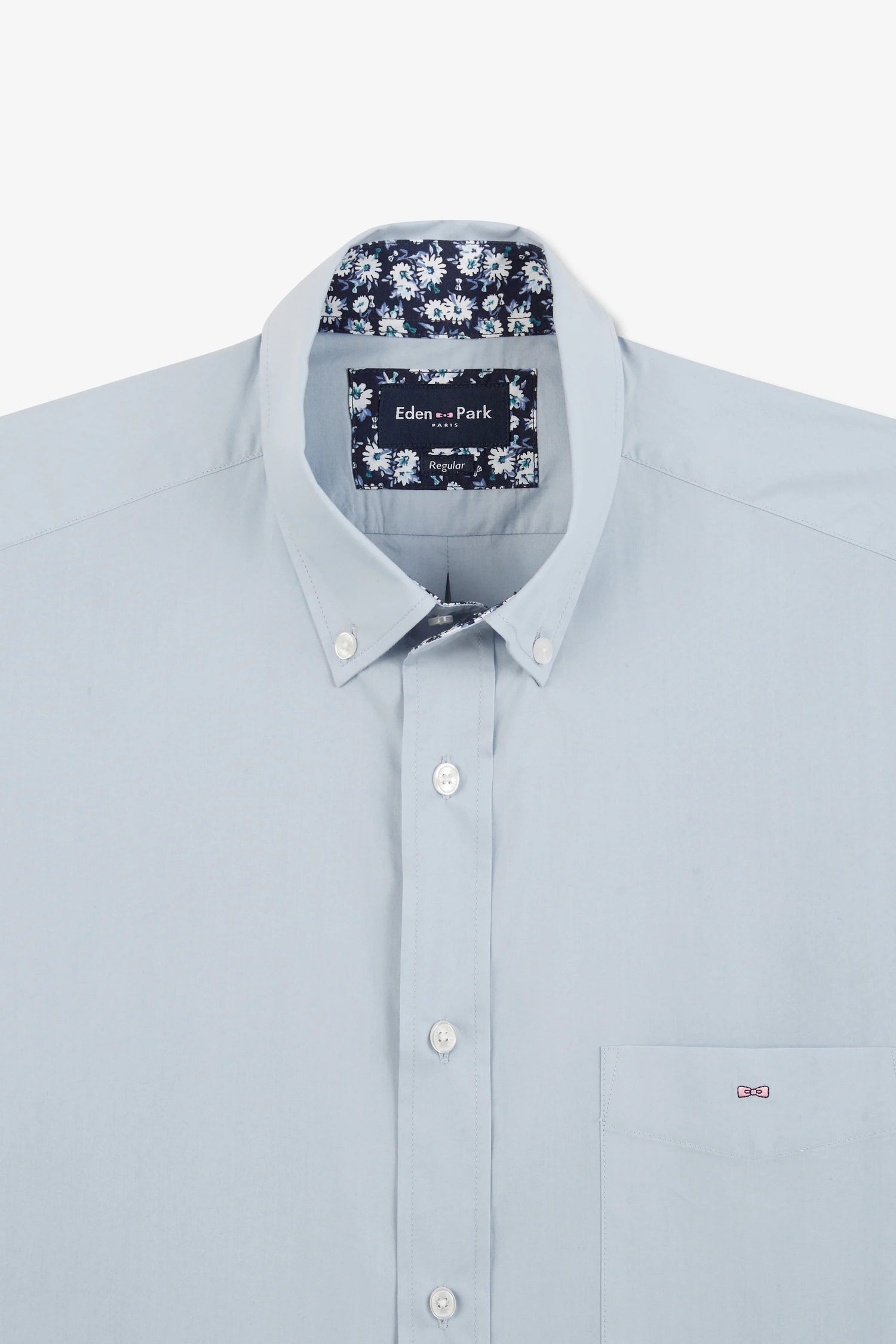Light Blue Shirt With Floral Elbow Patches_E24CHECL0004_BLC6_03