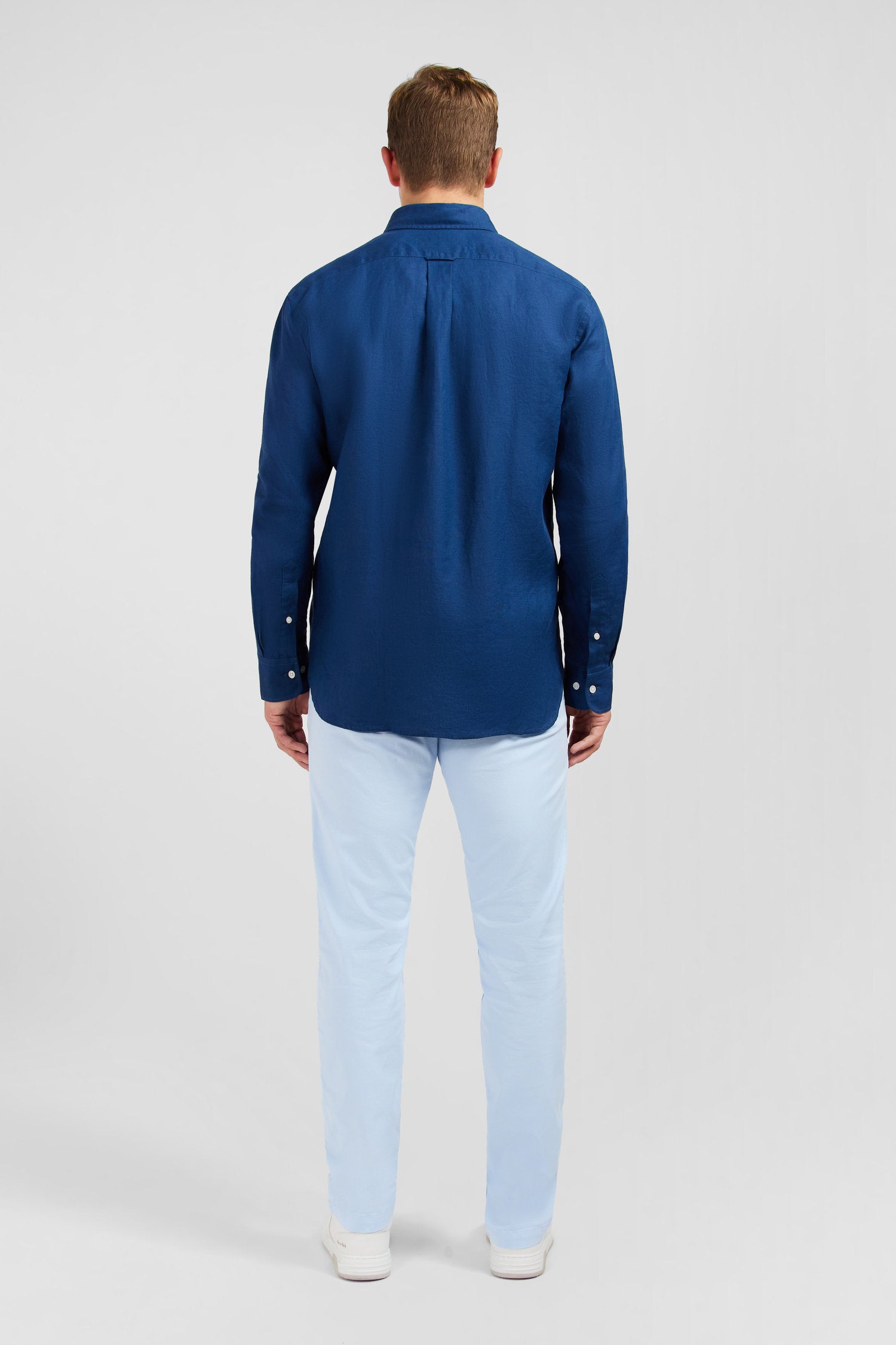 Plain Blue Linen Shirt_E24CHECL0005_BLF7_03