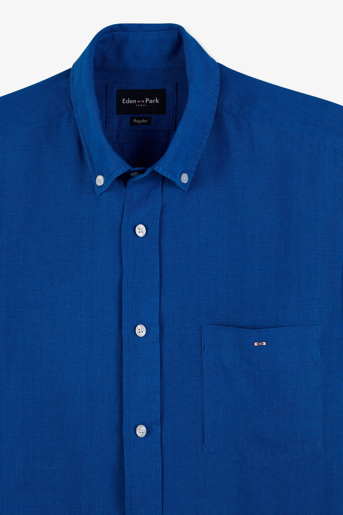 Plain Blue Linen Shirt_E24CHECL0005_BLV10_06