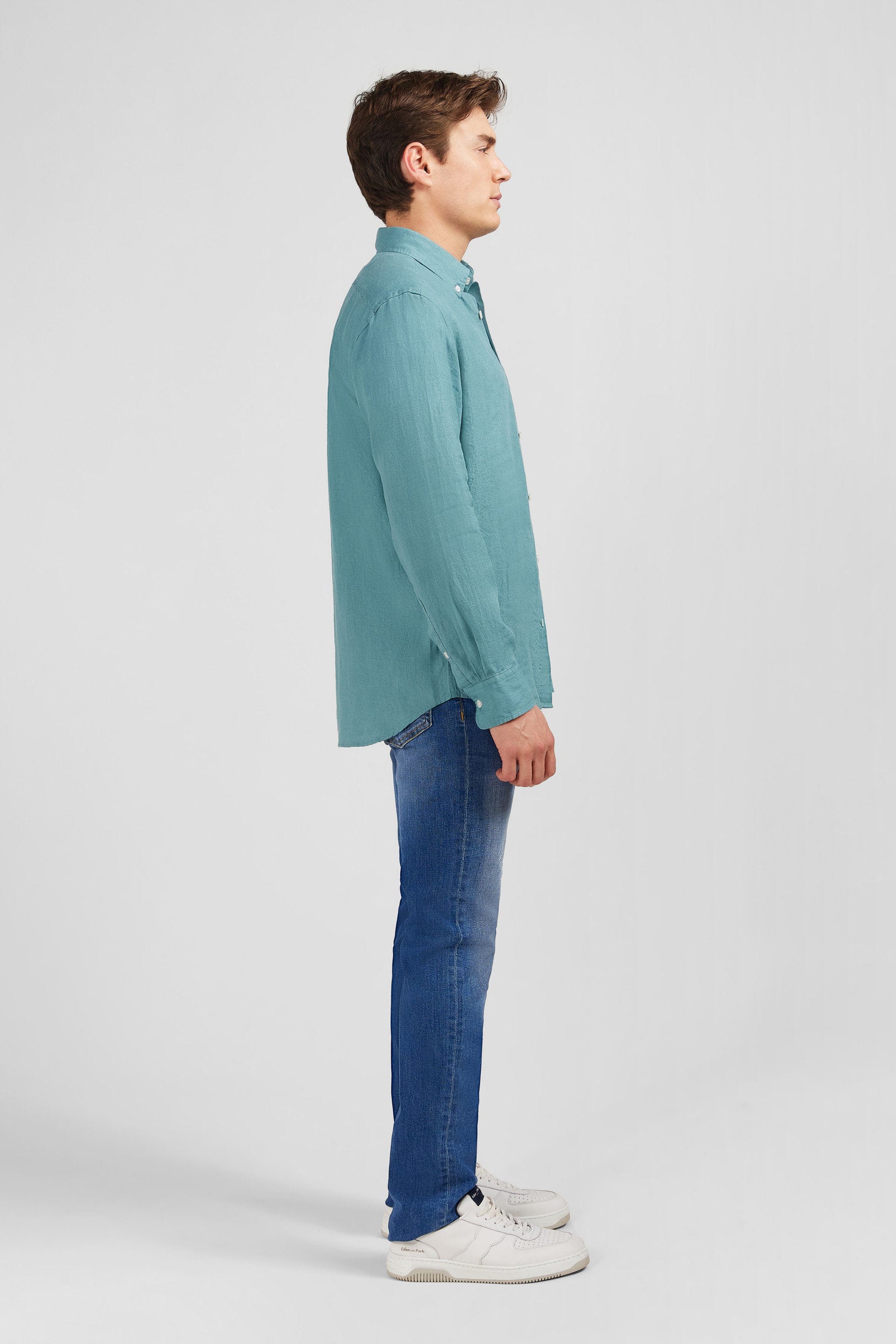 Green Linen Shirt_E24CHECL0005_VEM17_04