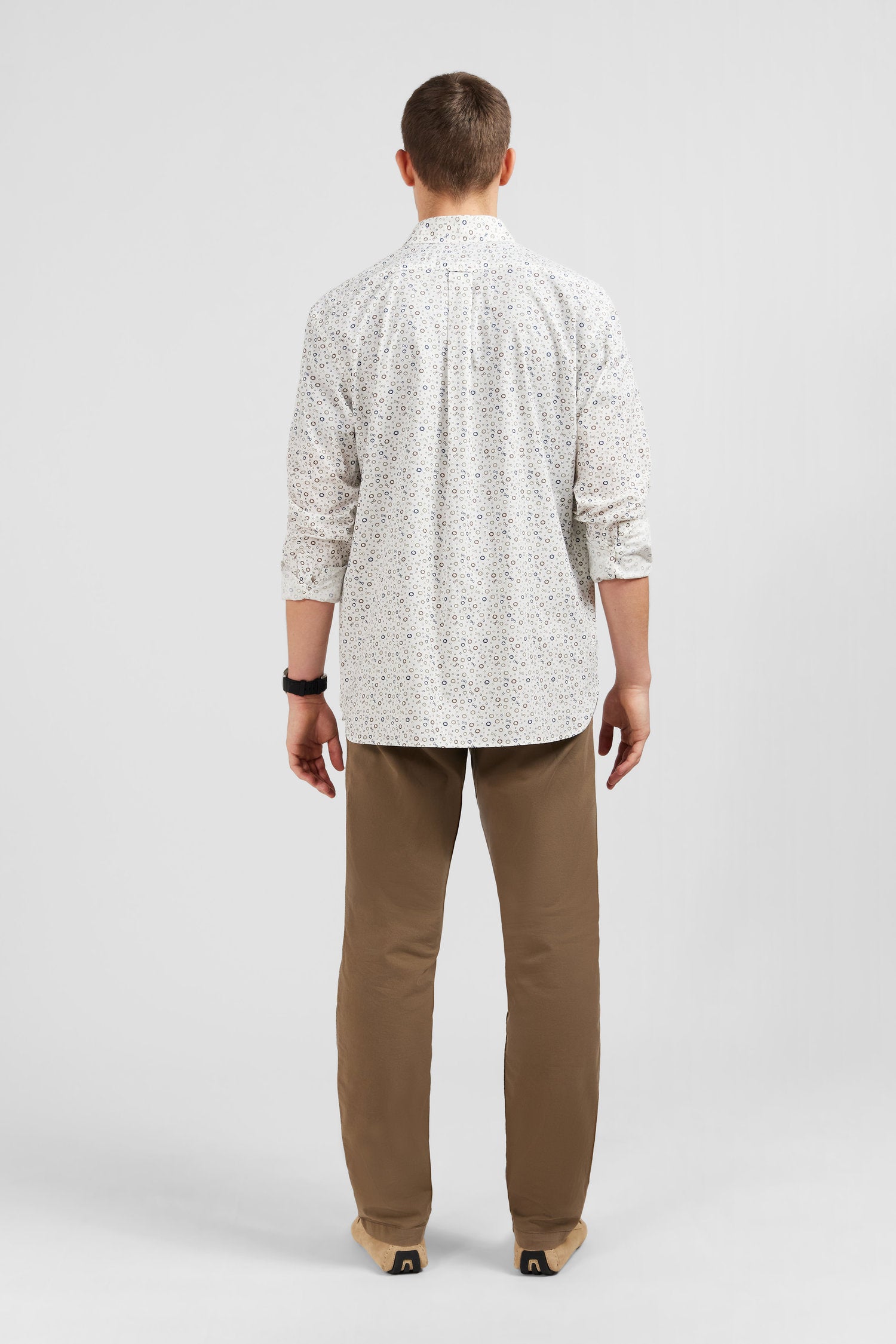 Beige Shirt With Exclusive Circle Print_E24CHECL0014_BEF3_03