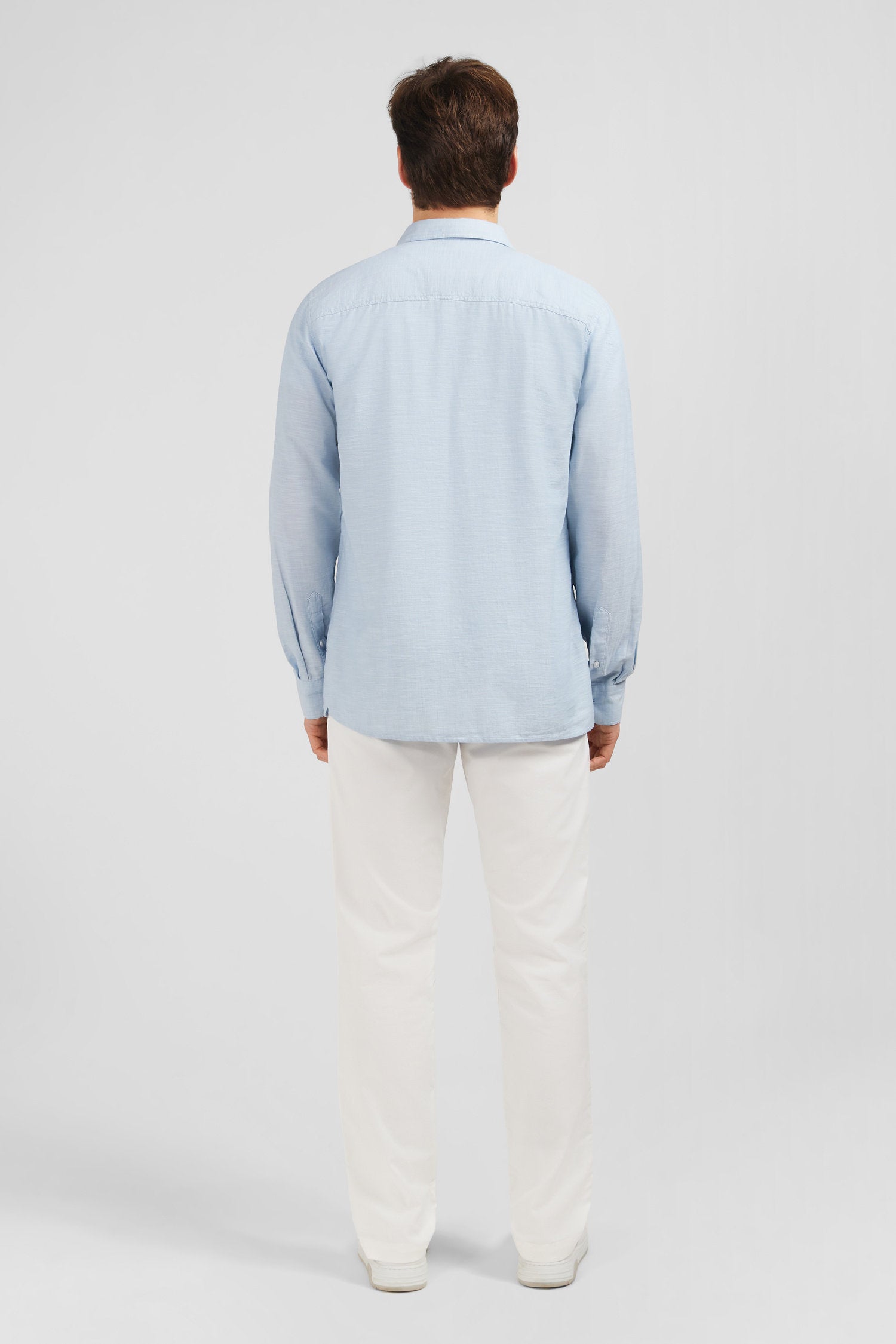 Light Blue Shirt In Linen_E24Checl0018_Blc3_03