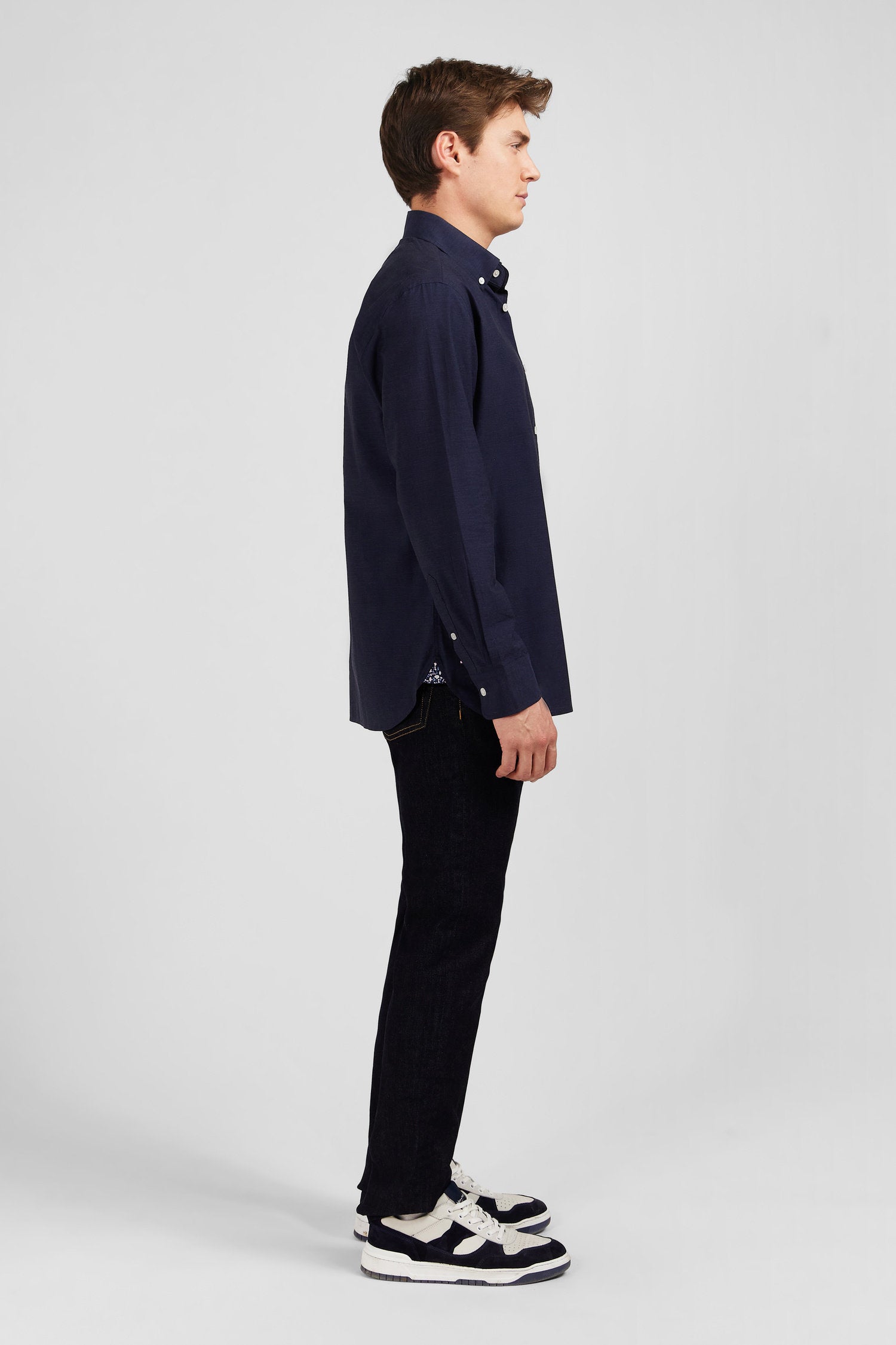 Plain Navy Blue Shirt_E24CHECL0053_BLF_04