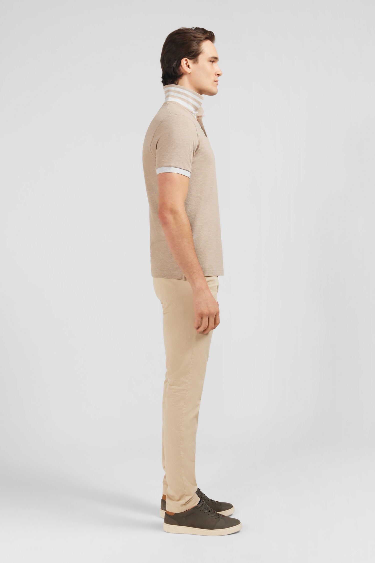 Beige Short-Sleeved Polo Shirt_E24MAIPC0005_BEC13_04