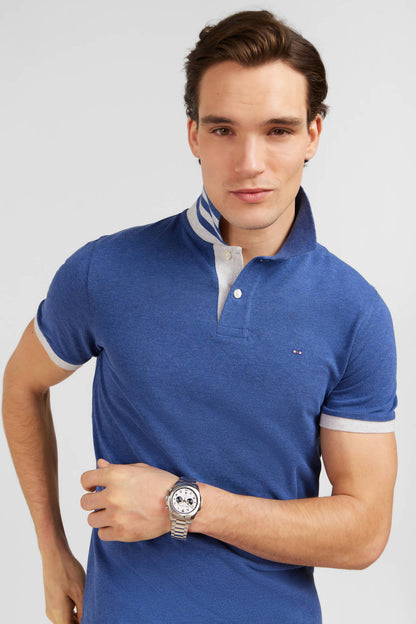 Blue Short-Sleeved Polo Shirt_E24MAIPC0005_BLM30_02