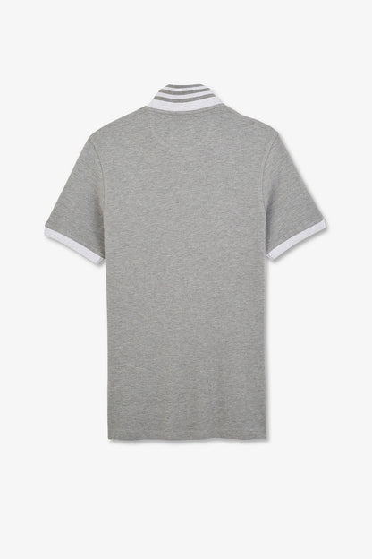 Grey Short-Sleeved Polo Shirt_E24MAIPC0005_GRM19_05