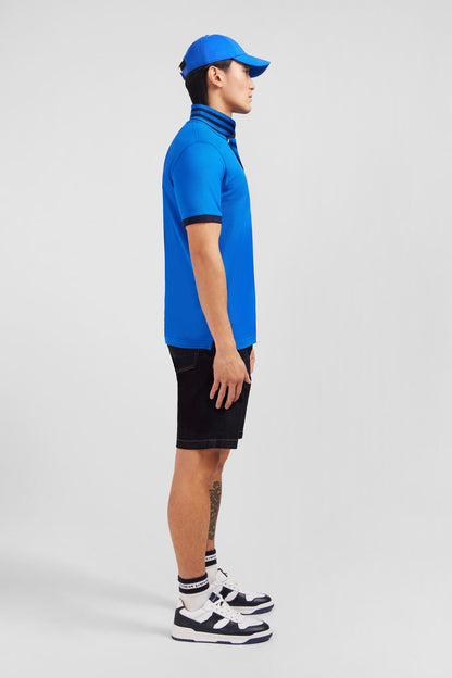 Blue Short-Sleeved Polo Shirt_E24MAIPC0014_BLV10_04