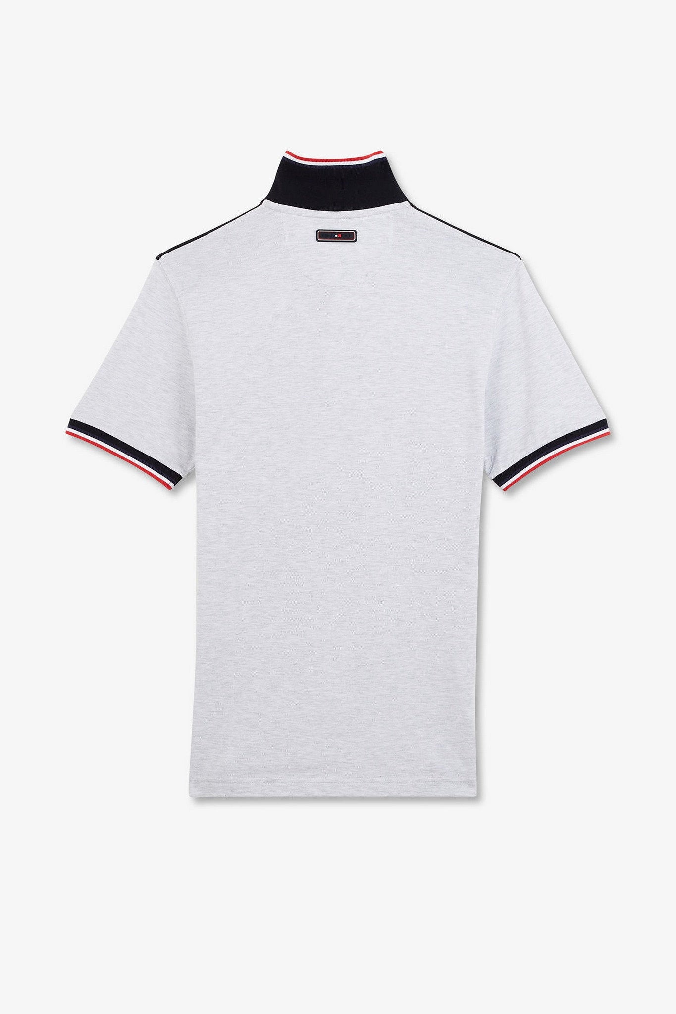 Grey Short-Sleeved Colour-Block Polo Shirt_E24MAIPC0020_GRC7_05
