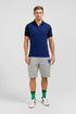 Short Sleeved Blue Colour Block Polo Shirt_E24Maipc0024_Blf13_01