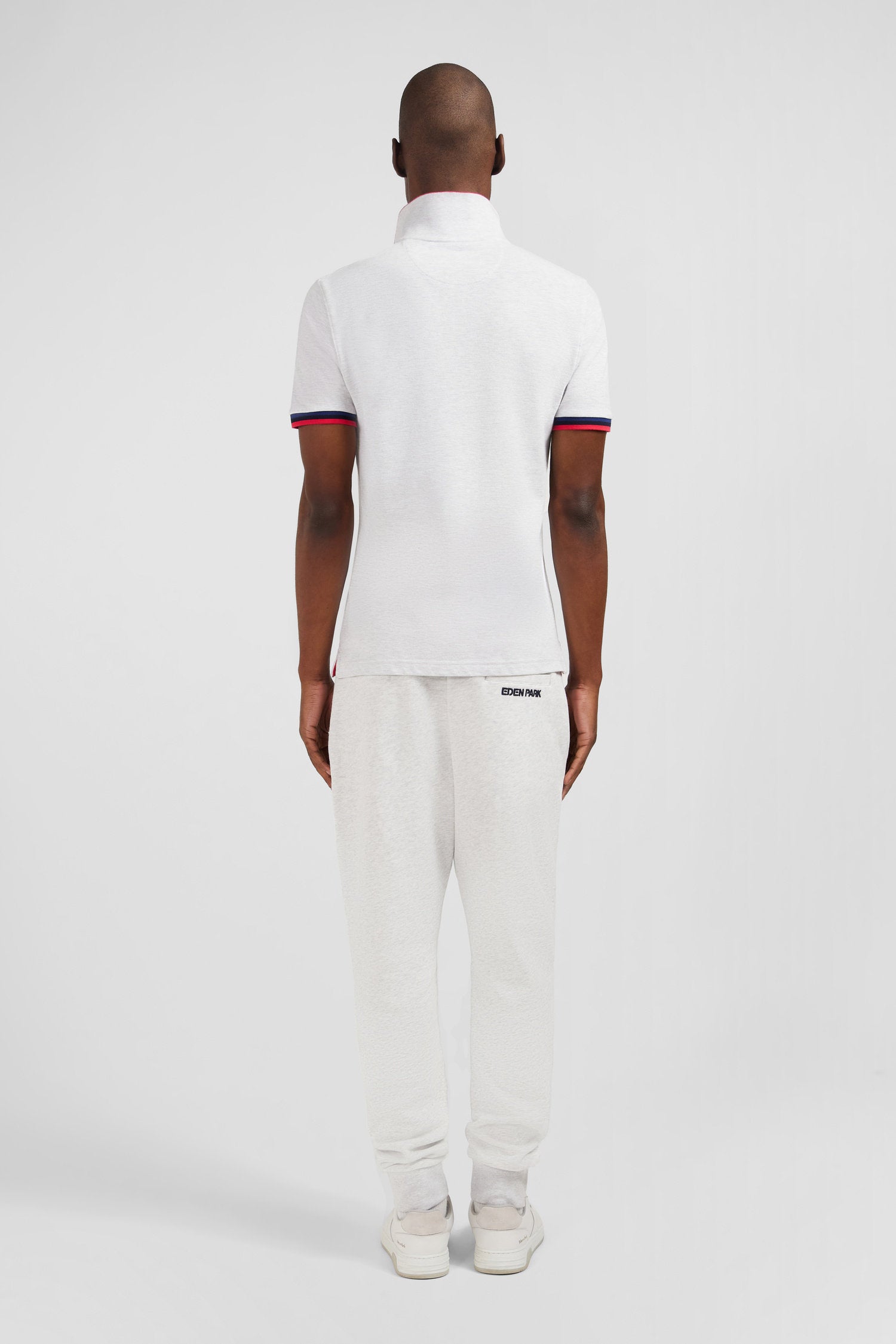 Grey Polo Shirt With Tricolour Details_E24MAIPC0035_GRC7_04