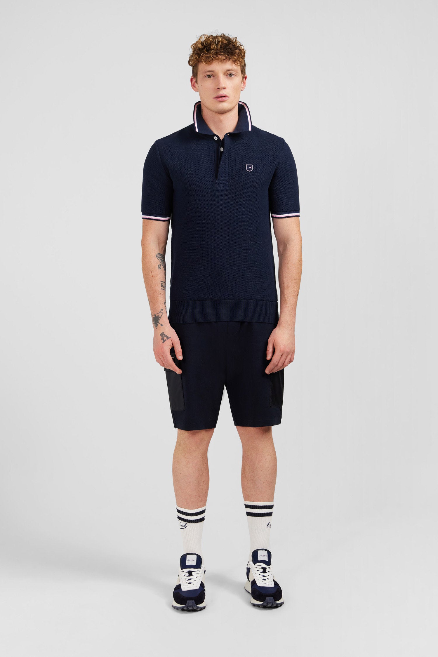 Navy Blue Short-Sleeved Jumper_E24MAIPU0002_BLF_01