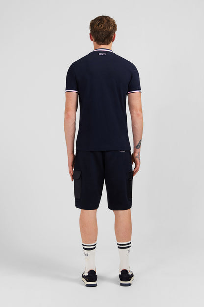 Navy Blue Short-Sleeved T-Shirt_E24MAITC0024_BLF_03