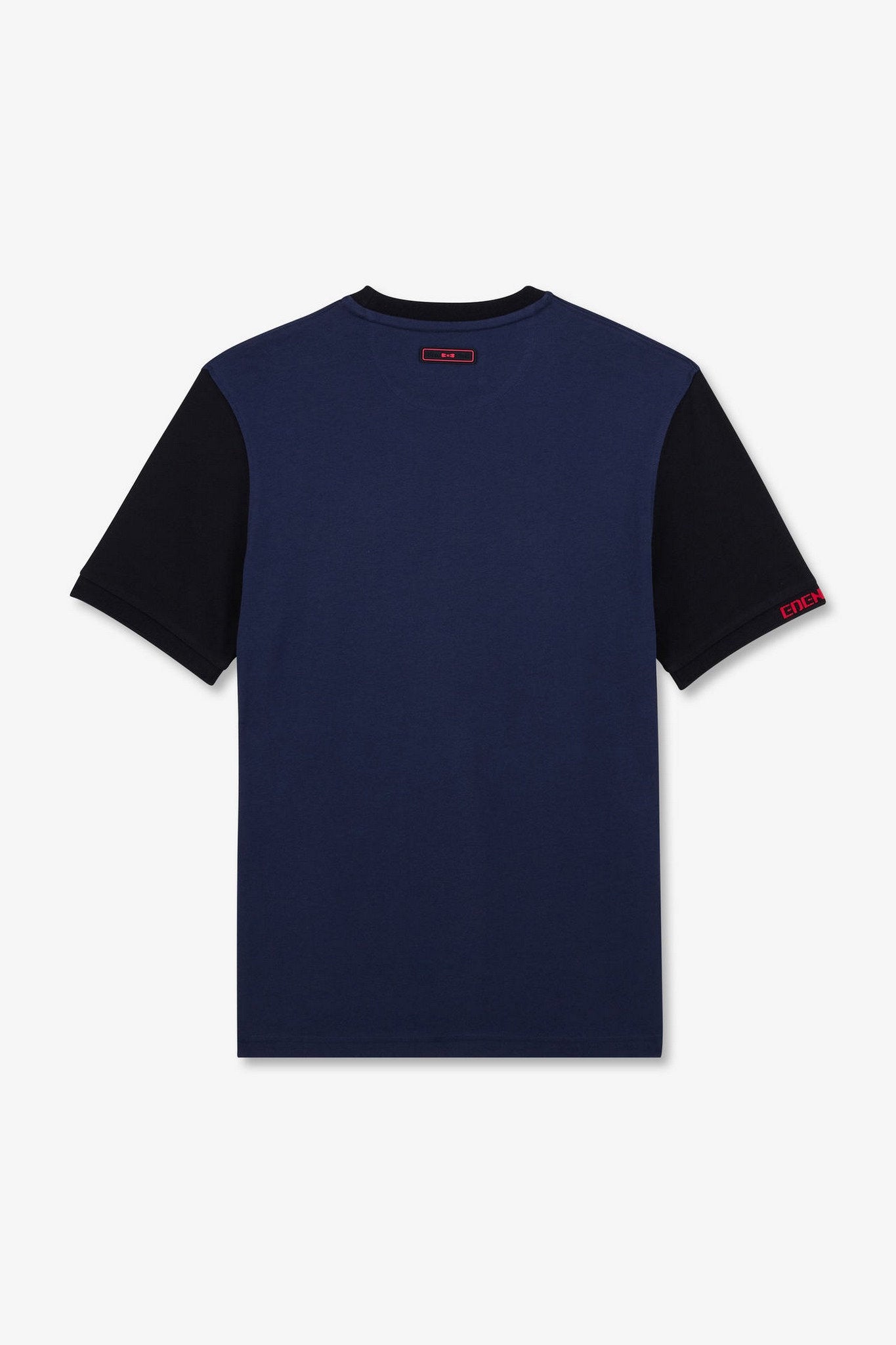 Dark Blue Colour-Block T-Shirt_E24MAITC0028_BLF13_05