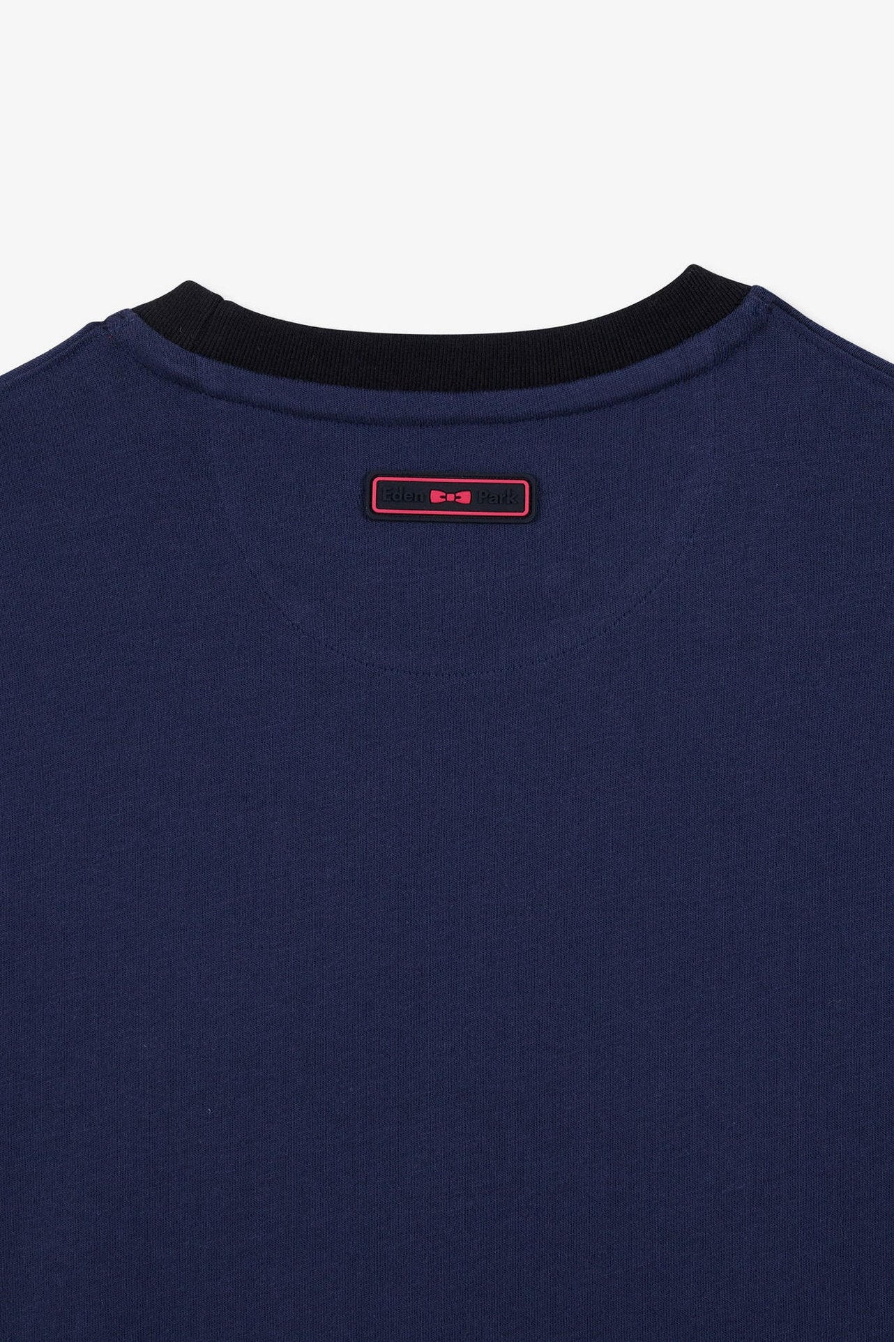 Dark Blue Colour-Block T-Shirt_E24MAITC0028_BLF13_08