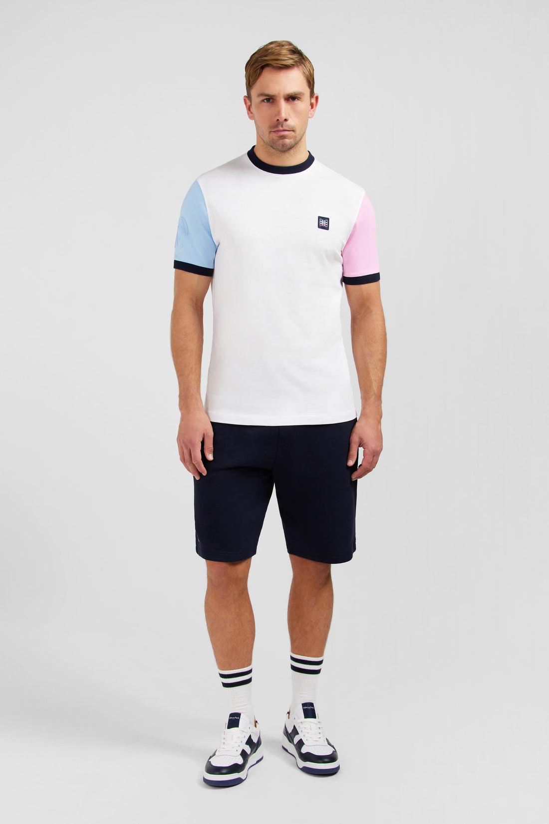 Short-Sleeved Colour-Block T-Shirt_E24MAITC0044_BC_01