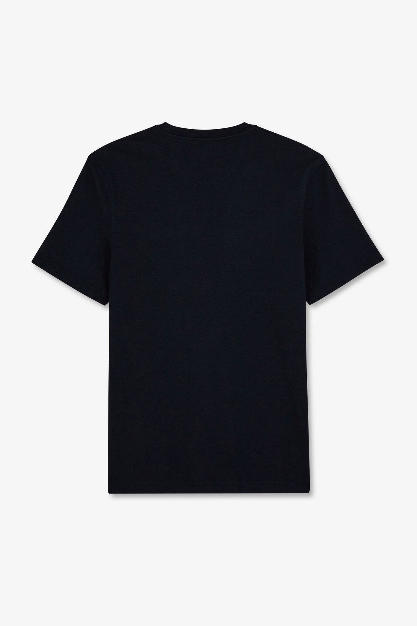 Dark Blue T Shirt With Eden Park Lettering_E24Maitc0046_Blf_05