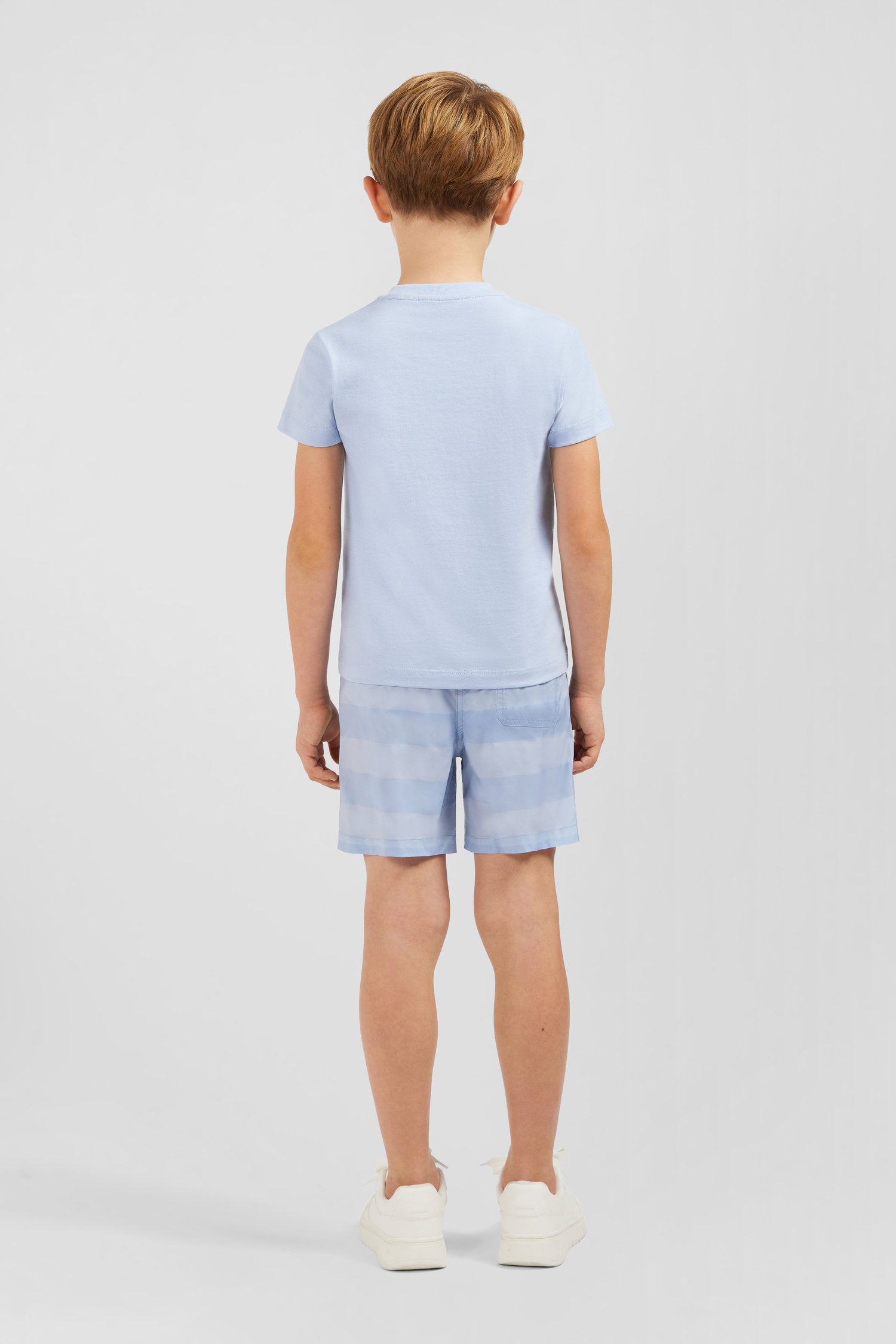 Light Blue T-Shirt With Eden Park Lettering_E24MAITC0061_BLC6_03