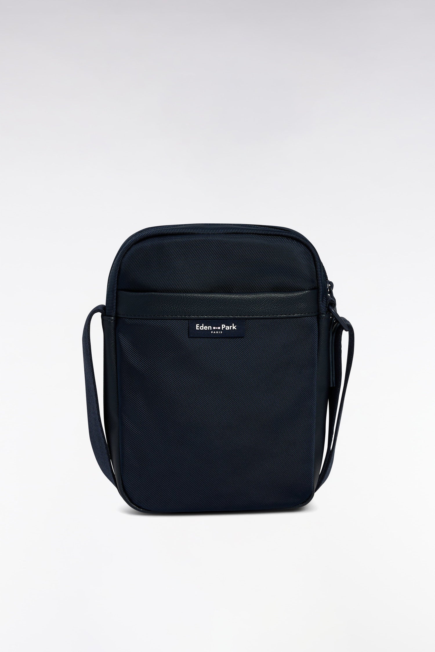 Eden Park_Navy Blue Canvas Messenger Bag_E25BAGBE0001_BLF_02