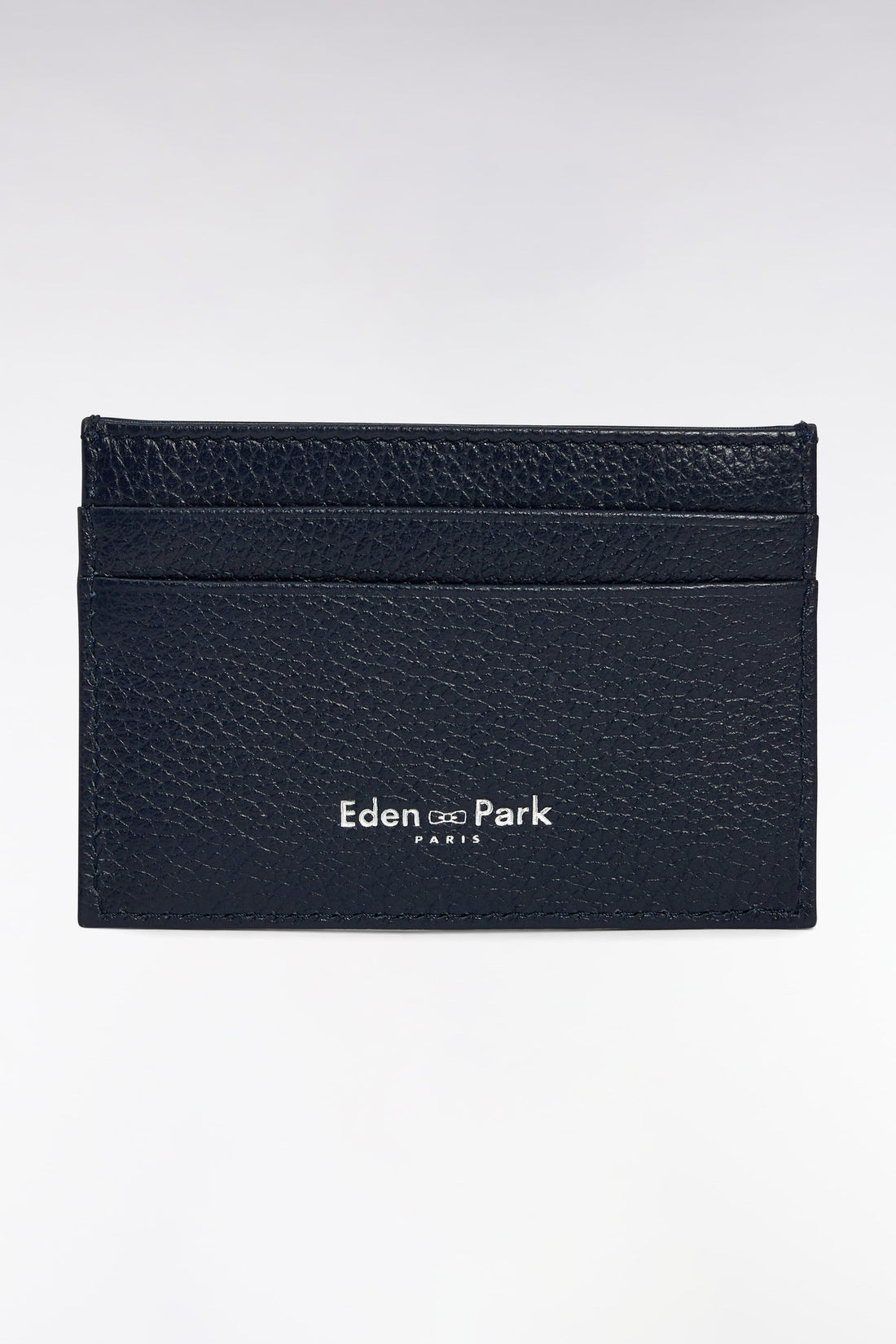 Eden Park_Navy Grained Leather Card Holder_E25BAGPV0001_BLF_01