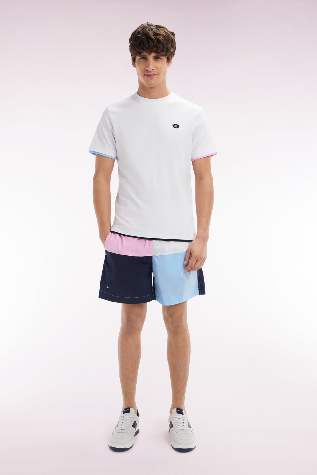 Eden Park_Barbarian Striped Swimsuit_E25BAIMB0021_ROM_01