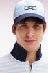 Eden Park_Sky Blue Cotton Jersey Cap with Striped Bow Tie Logo_E25CHACA0009_BLC25_01