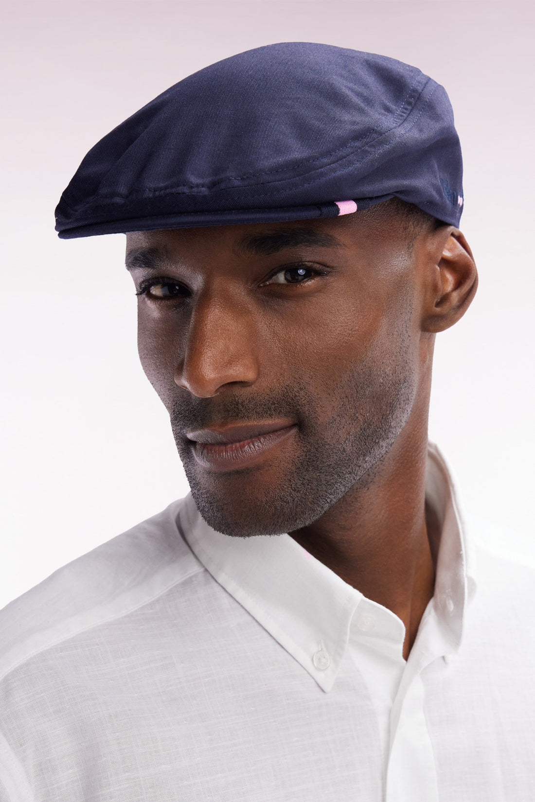 Eden Park_Beret Cap in Navy Cotton Twill_E25CHACA0017_BLF_01