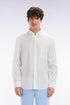 Eden Park_Straight-Fit White Linen Shirt_E25CHECL0005_BC_01